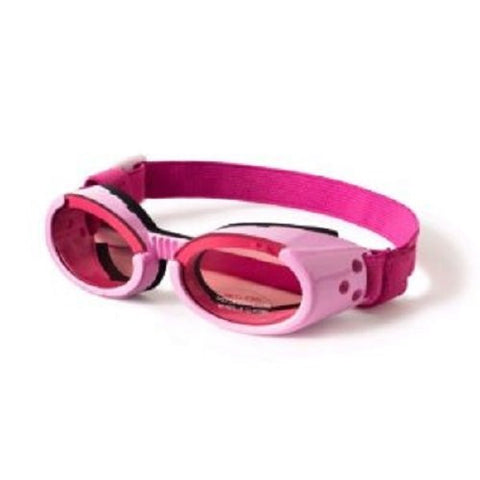 Pink ILS Doggles with Pink Lens & Straps - Medium