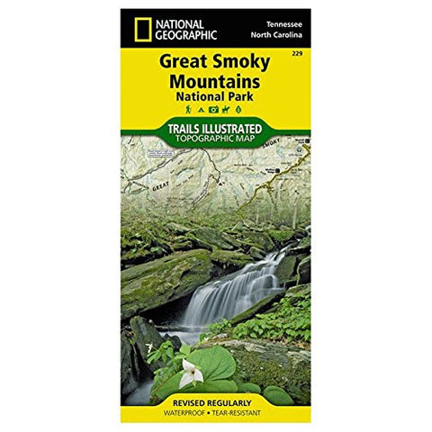 National Geographic- Great Smokies National Park Trails (Map)