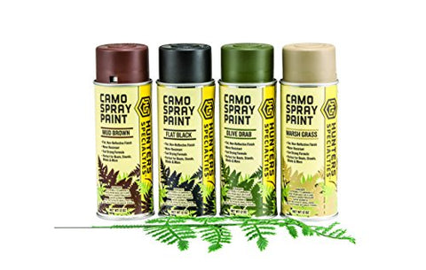 Hunters Specialties Spray Paint Kit with Leaf Stencil Camo