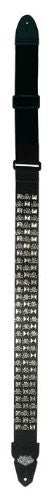 LM Products - 2 Studded Skulls Gtr Strp
