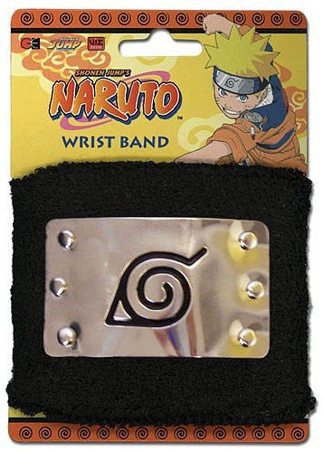 Naruto Leaf Village Metal Sign Wristband