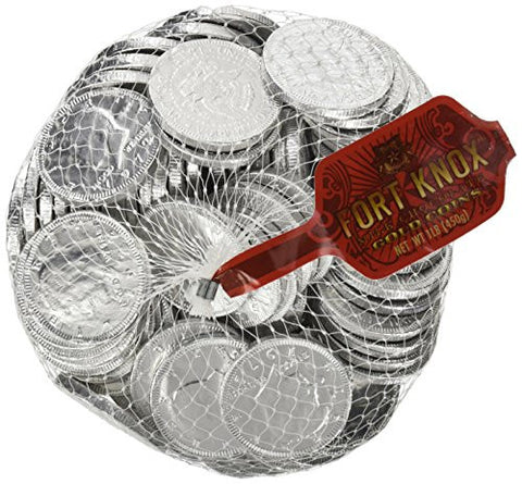 Fort Knox Chocolate Silver Coins - 1lb