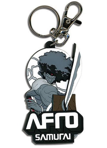 Afro Samurai Fighting Stance PVC Keychain