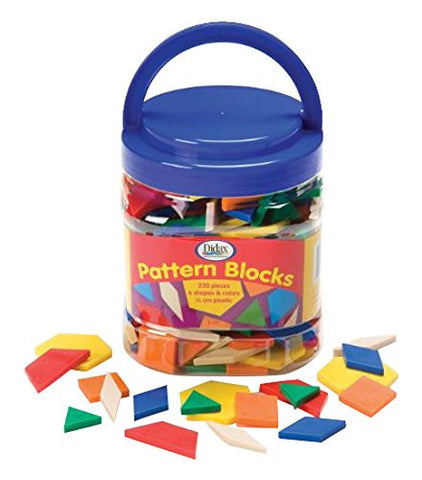 Plastic Pattern Blocks, .5 CM