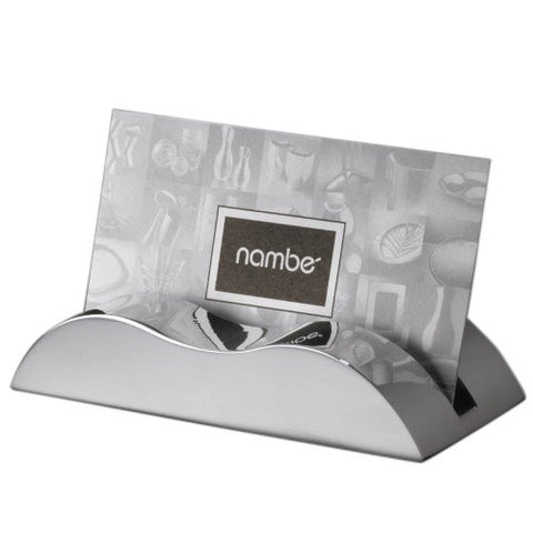 Nambe Wave Business Card Holder