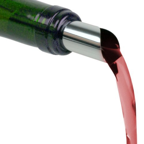 Two DropStop Wine Pourers on a Rack Card