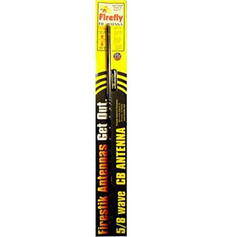 Firestik 4 Foot "Firefly" 5/8 Wave 200 Watt Black CB Antenna