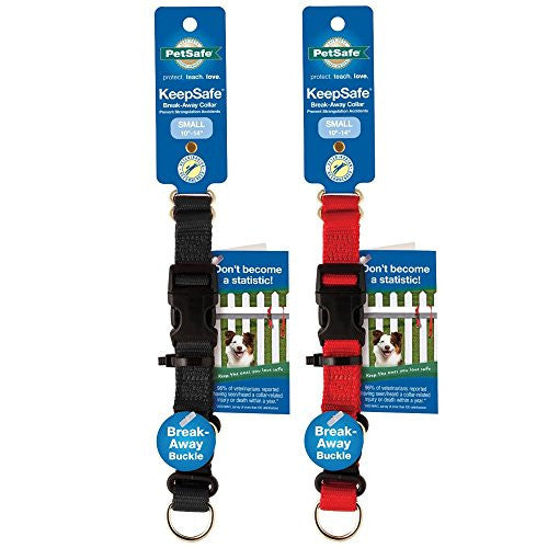 KEEPSAFE BREAKAWAY COLLAR, BLACK MEDIUM