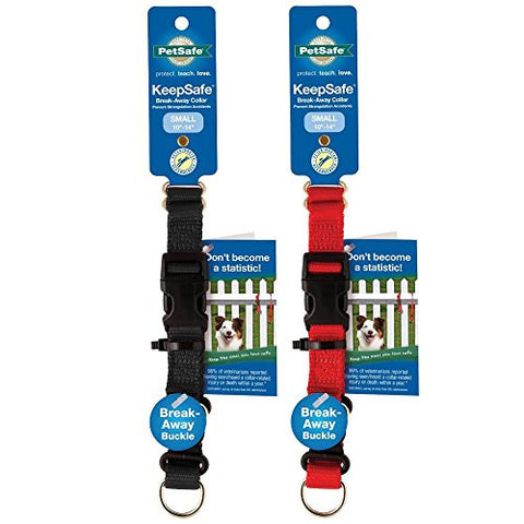 KEEPSAFE BREAKAWAY COLLAR, BLACK MEDIUM