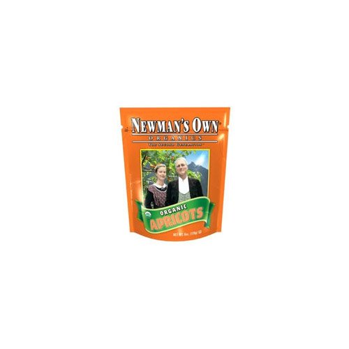 Newman's Own Organics Organic Dried Fruits Dried Apricots, Zip Bag At least 95% Organic 6 oz