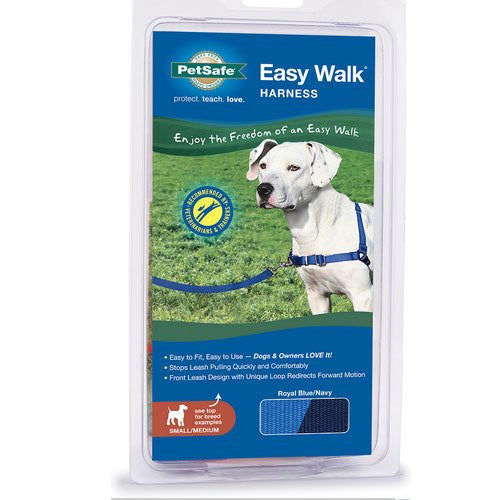 EASY WALK HARNESS, ROYAL BLUE/NAVY SMALL/MEDIUM
