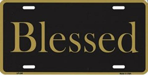 BLESSED WHOLESALE METAL NOVELTY LICENSE PLATE LP-248