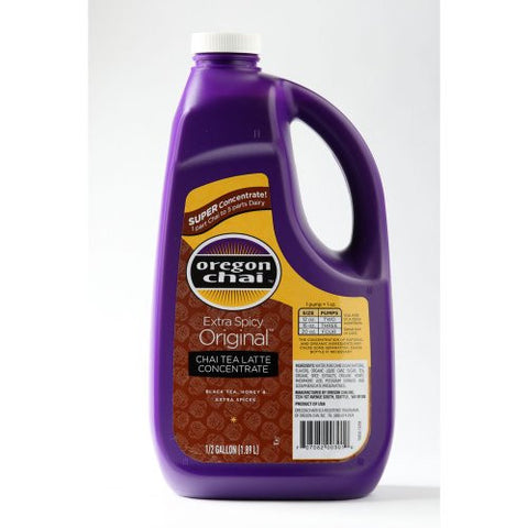 Oregon Chai Super Concentrates Extra Spicy 1/2 gal