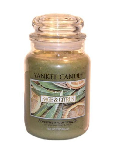 Yankee Candle Sage & Citrus Large Jar 22oz Candle