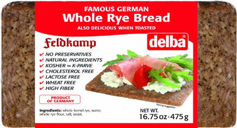 Whole Rye Bread, 16.75 oz