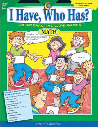 I Have, Who Has?: Math (Gr. 5–6)