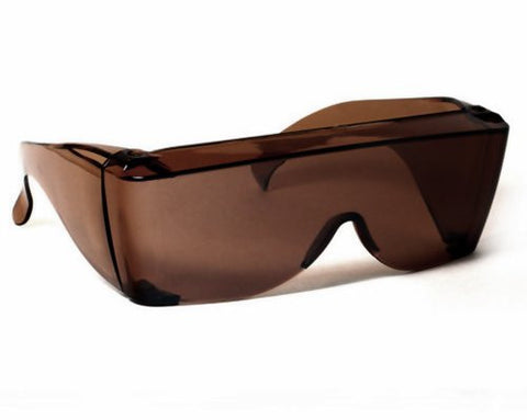 Sun-Shield Slip Over Sunglasses - Amber