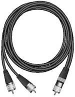 Firestik 18' Dual Lead Coax w/ PL259'S
