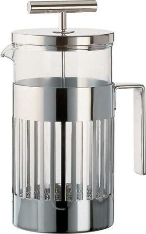 Press Filter Coffee Maker or Infuser in Heat Resistant Glass,  8¾ in.