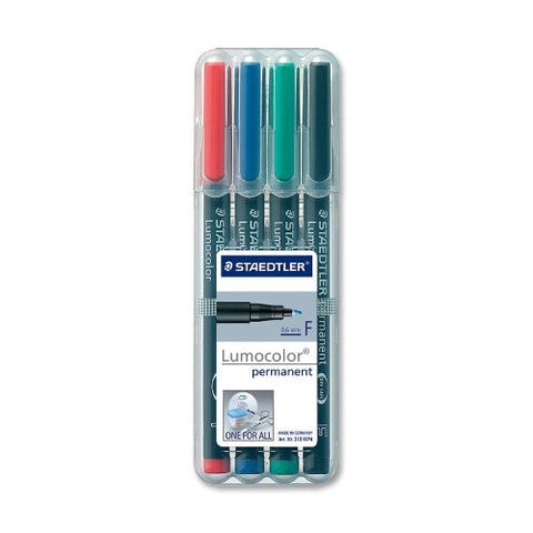 Lumocolor Universal Pen Permanent Set of 4