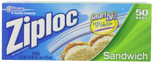 Ziploc Sandwich Bag 50-count