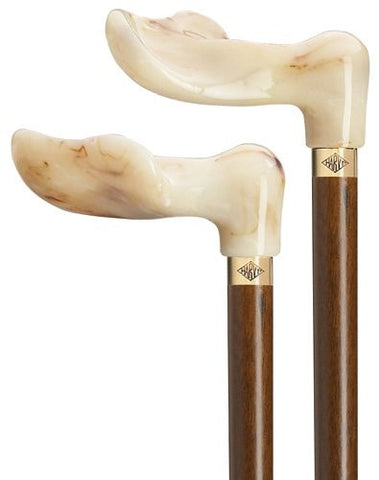 White Marbleized Palm Grip