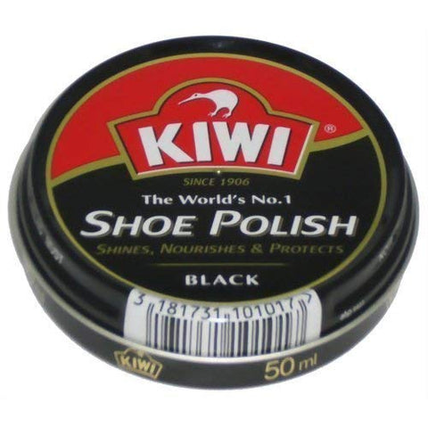 Kiwi Boot Polish - Black, 50 ml