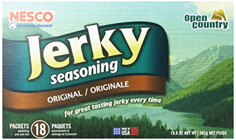 NESCO BJ-18, Jerky Spice Works, Original Flavor, 9 count