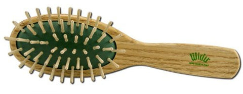 Widu: Ash Wood Bristle Hair Brush, Small Oval