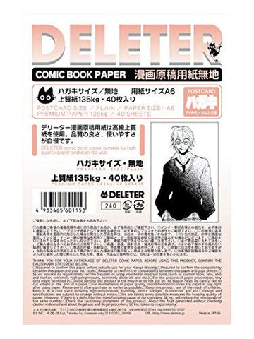 Comic Book Paper, Postcard size A6 size