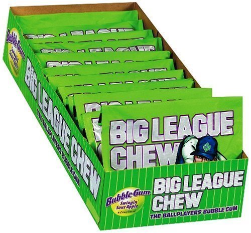 Big League Chew Sour Apple 12 - 2.12  oz Pouches