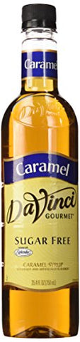 Davinci Gourmet Sugar Free Syrups Caramel Plastic Bottle 750 ml