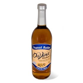 Da Vinci Gourmet Sugar Free Syrup Peanut Butter Glass Bottle 750 ml