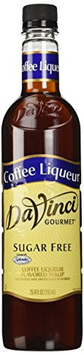 Da Vinci Gourmet Classic Syrups Coffee Liqueur Plastic Bottle 750 ml