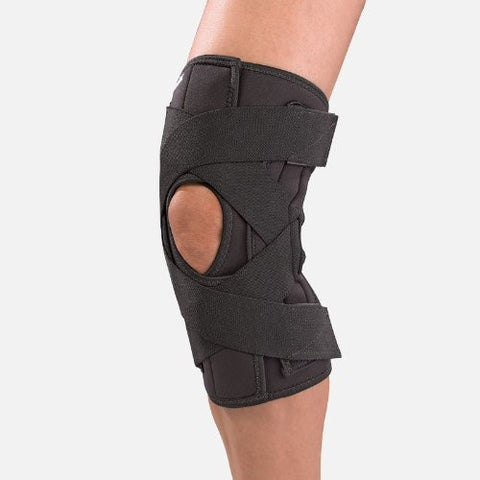 Wraparound Knee Brace Deluxe, Black - XXL