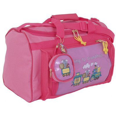 Going To Grandmas Duffle Bag Pink