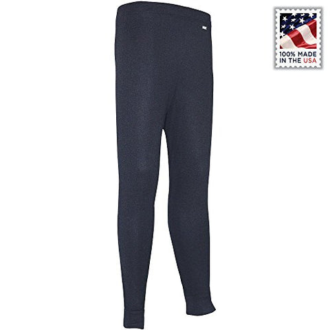 Youth Double Base Layer Pant - Black - Medium