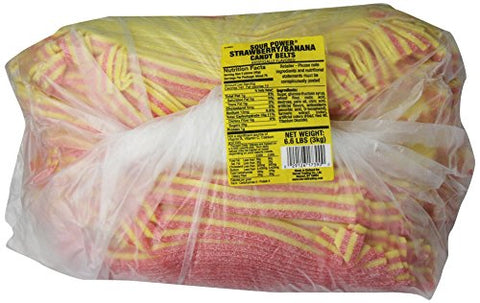 DORVAL TRADING CO., LTD., SOUR POWER BELT STRAWBERRY/BANANA BULK 6.6LB