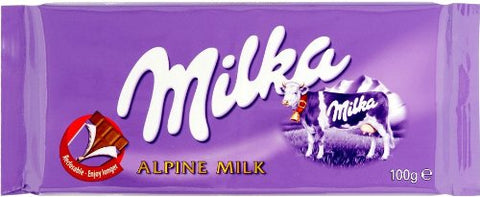 Milka Alpine Milk Chocolate Bar 3.5 oz