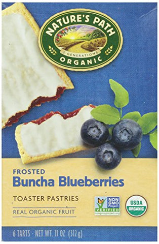 Toaster Pastries Blueberry, Frosted At least 95% Organic, 11 oz