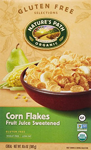 Cereals Corn Flakes, Fruit Juice Sweetened At least 95% Organic, 10.6 oz