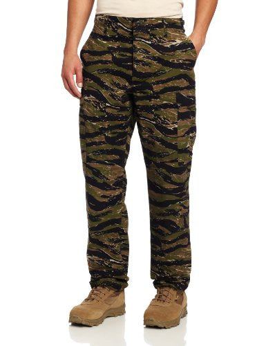 Genuine Gear BDU Trouser (60/40 Cotton/Poly Ripstop) XS Regular (Asian Tiger Stripe)