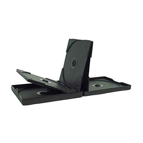 LASERLINE - 6 CAPACITY CD FLIP DISC CASE MADE WITH HIGH IMPACT PLASTIC PROTECTS MUSIC FROM DAMAGE & SUN