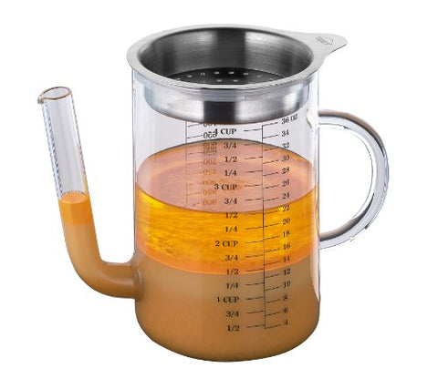 Kuchenprofi Gravy Separator, 34 fl. oz., 6.2" x 4.3" dia.