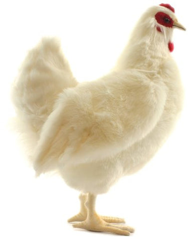 Hansa White Hen (Chicken) Stuffed Plush Animal