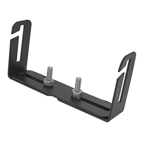 Accessories Unlimited Black 5 1/8" to 8 1/8" Adjustable Single Hole Mounting Bracket with Quick Release Sides
