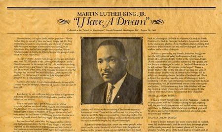 I Have A Dream