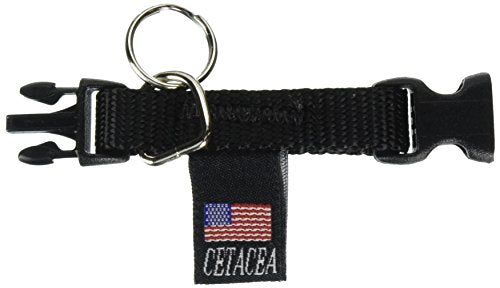 Cetacea Tag-It Pet ID Holder, Black
