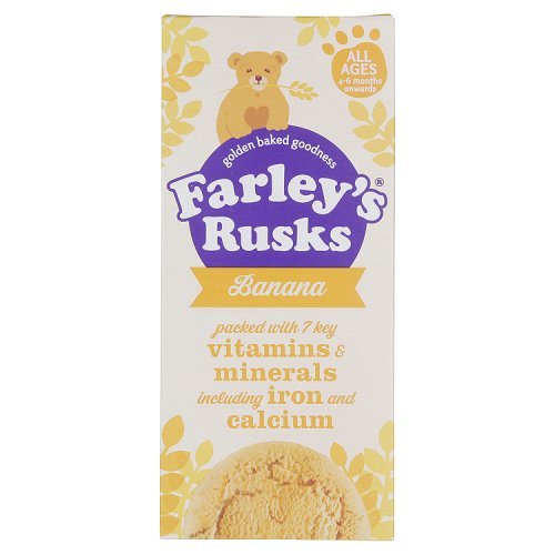 Farleys Reduced Sugar Banana Rusks 5.2oz (150g)