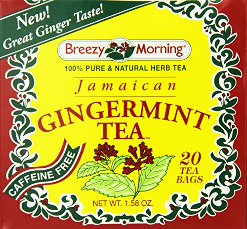 Breezy Morning Teas Jamaican Gingermint Tea, 20ct